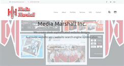 Desktop Screenshot of mediamarshall.com