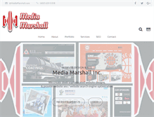 Tablet Screenshot of mediamarshall.com